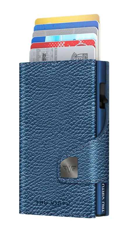 Πορτοφολι Tru Virtu Click & Slide Metallic · Azul