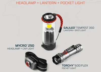 ΣΕΤ ΦΑΚΩΝ Triple Light Kit (Mycro 250, Torchy 600 Flex, Tempest 350)