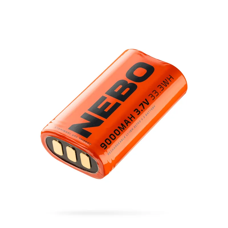 Φακου Μπαταρια Επαναφορτ. 2×21700, 9000mAh