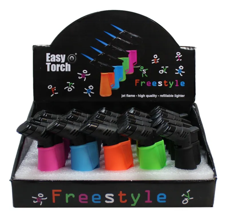 Αναπτηρας Easy Torch Freestyle Color (Πακετο Των 20 Τεμ.)
