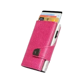Πορτοφολι Tru Virtu Click & Slide Lizzard Fuchsia