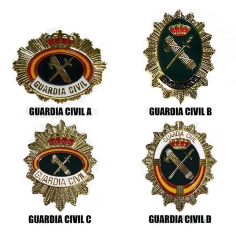 Cartera Guardia Civil con Placa