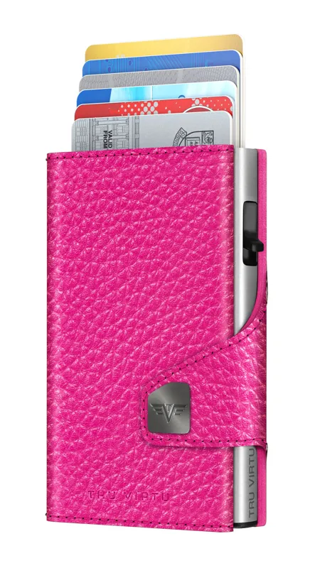 Πορτοφολι Tru Virtu Click & Slide Pebble Fuchsia · Plata