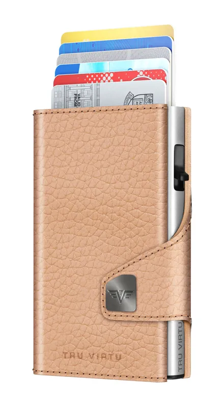 Πορτοφολι Tru Virtu Click & Slide Pebble Nude · Plata