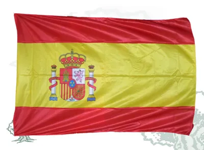 Bandera Exterior con Escudo 200×133 cm. (España, Cc.aa.,UE, Etc)