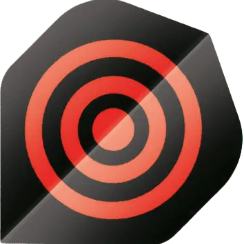 ΦΤΕΡΑ Bull’s DART, Base Flights, A-Std, Circles · Rojo