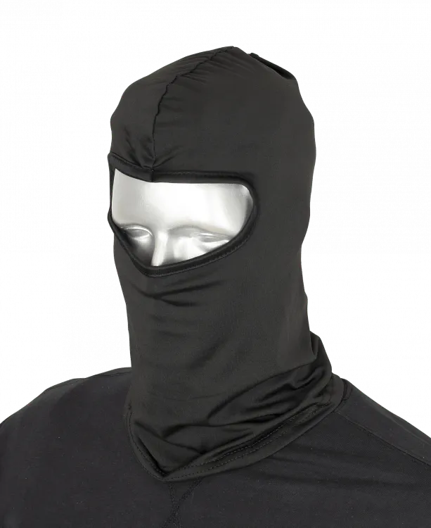 Balaclava, Polyester, Μονόχρωμη, Μαύρη