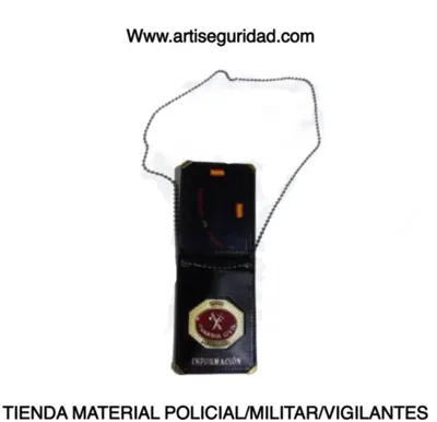 Cartera Guardia Civil Información para Colgar Placa Oficial