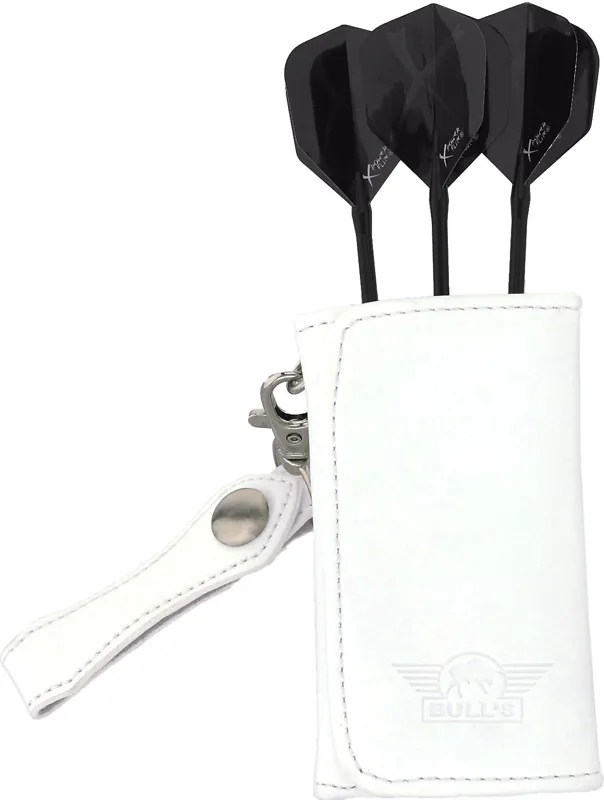 Θηκη Για Βελακια Dart, Bull’s Caddy, Δερμάτινη Λευκή