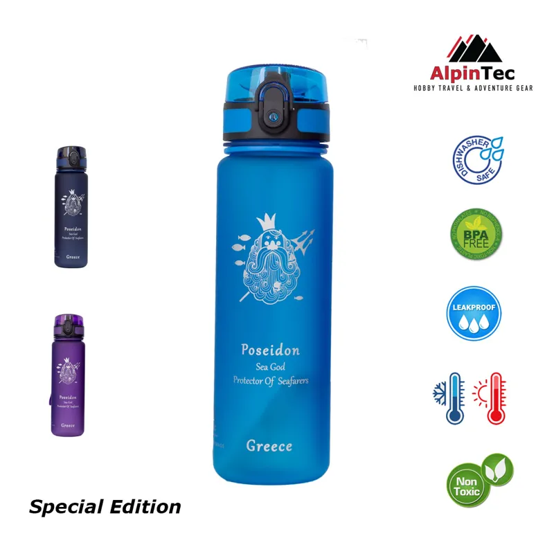 AlpinPro Παγούρι 500ml Ποσειδών – AlpinTec – Μπλέ