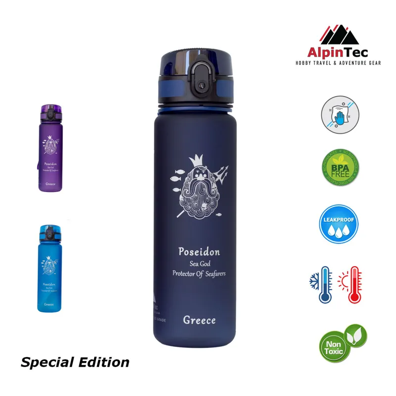 AlpinPro Παγούρι 500ml Ποσειδών – AlpinTec – Σκούρο Μπλε