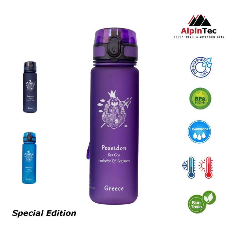 AlpinPro Παγούρι 500ml Ποσειδών – AlpinTec – Μώβ