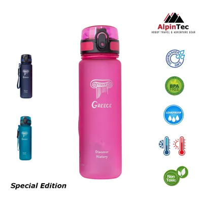 Παγούρι 500ml Greece – AlpinTec – Ροζ - AlpinPro