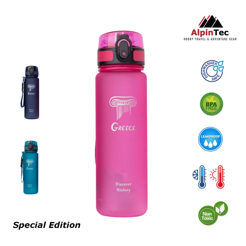 AlpinPro Παγούρι 500ml Greece – AlpinTec – Ροζ