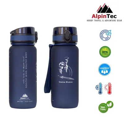Παγούρι 650ml Μαχητής – AlpinTec – Σκούρο Μπλε - AlpinPro