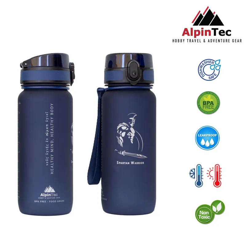 AlpinPro Παγούρι 650ml Μαχητής – AlpinTec – Σκούρο Μπλε
