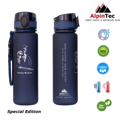 Παγούρι 1000ml Μαχητής – AlpinTec – Σκούρο Μπλε - AlpinPro
