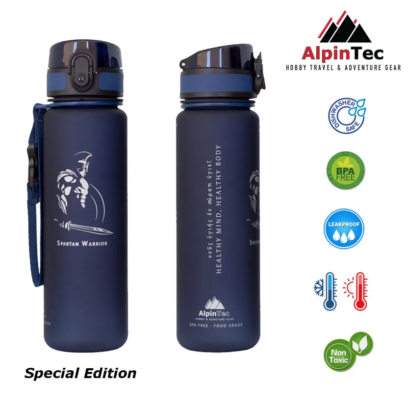 AlpinPro Παγούρι 1000ml Μαχητής – AlpinTec – Σκούρο Μπλε