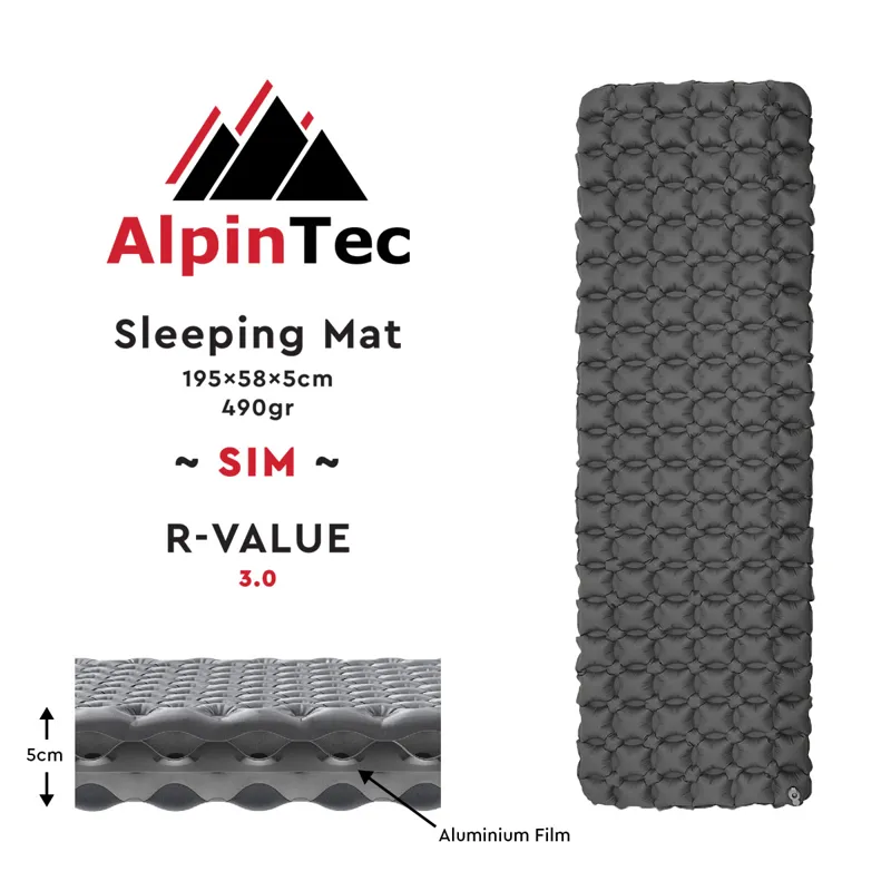 AlpinPro Υπόστρωμα SIM – AlpinTec – Ανθρακί