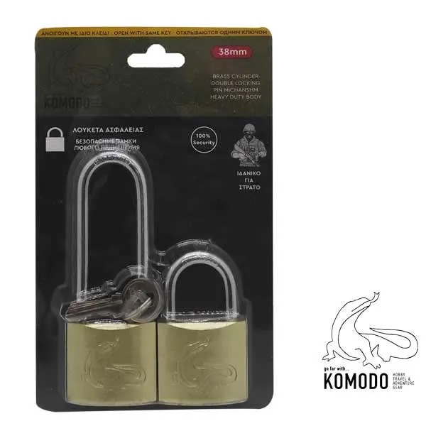 Komodo Λουκέτο 38mm Set