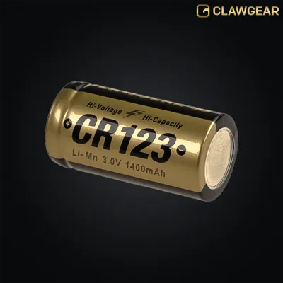 Pile CR123 Lithium 3V 1400mAh - Clawgear