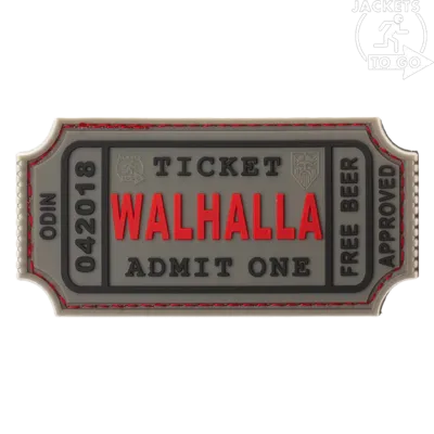 Patch 3D PVC Walhalla Ticket - JTG