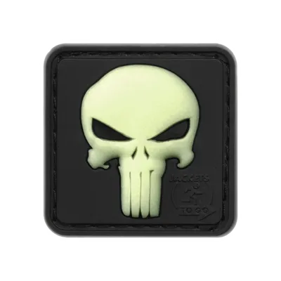 Patch 3D PVC Punisher, Phosphorescent - JTG
