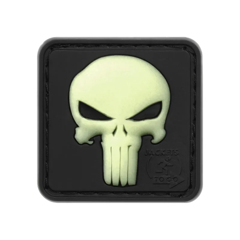 JTG Patch 3D PVC Punisher, Phosphorescent