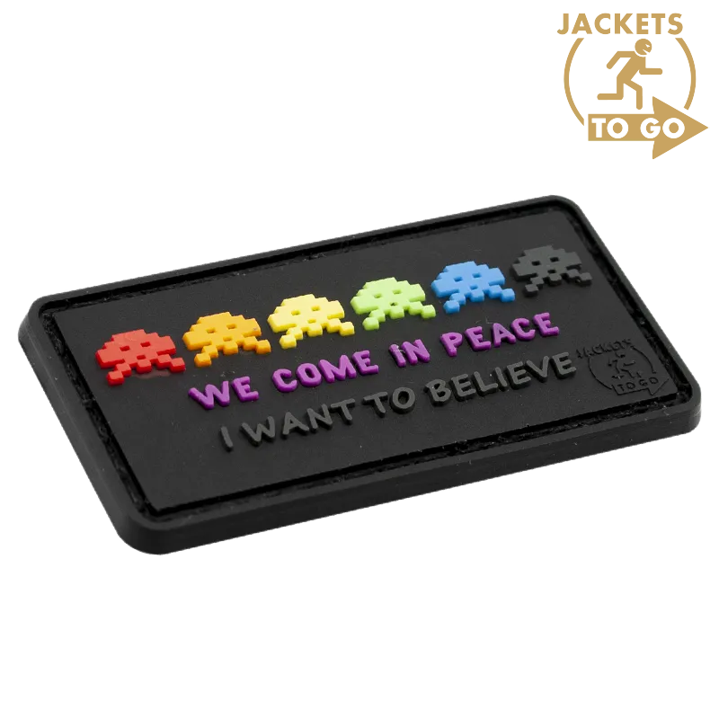 JTG Patch 3D PVC Alien Invasion, Multicolor