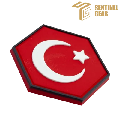 Patch 3D PVC Drapeau Turquie - Sentinel Gear