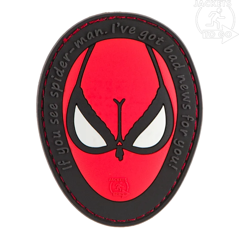 JTG Patch 3D PVC Spiderboobs, Multicolor