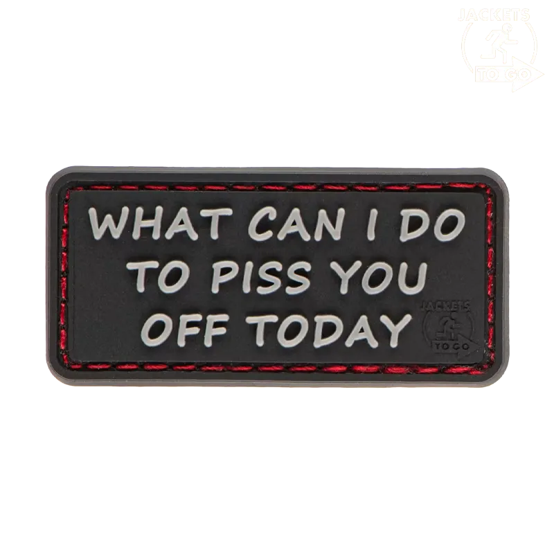 JTG Patch 3D PVC What Can I Do · Negro