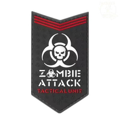 Patch 3D PVC Zombie Attack, SWAT - JTG