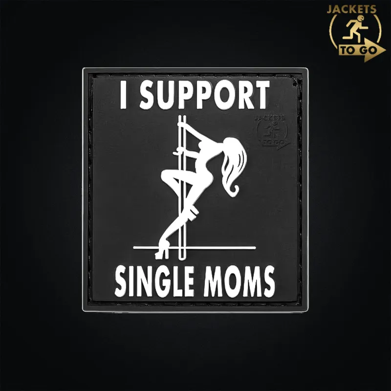 JTG Patch 3D PVC I Support Single Mums, SWAT