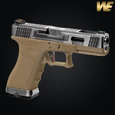 Réplique G-Force 17, Green Gas,, / Chromé - WE Airsoft