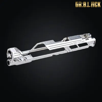 Culasse Custom "Type 901" pour Hi-Capa 5.1, Chromé - Dr.Black
