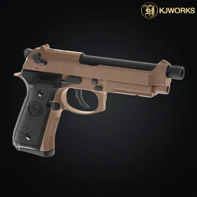 Réplique M9A1 TBC, Full Métal, Green Gas - KJ Works