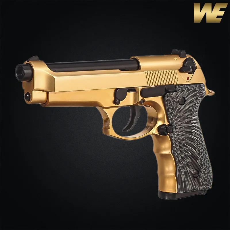 WE Airsoft Réplique M92 Eagle Version Pro II, Green Gas · Negro