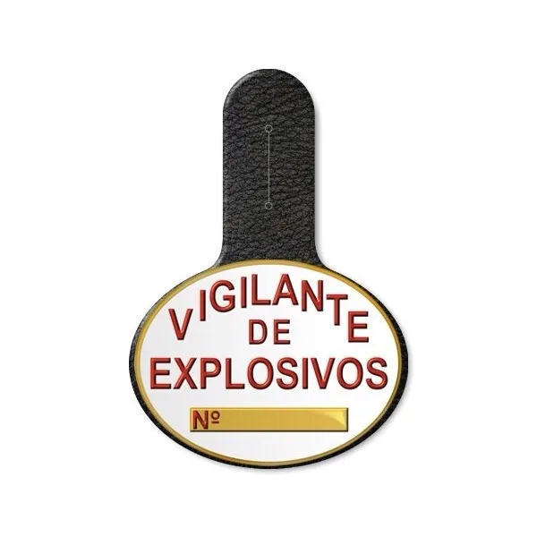 Pepito Cuero Placa de Vigilante