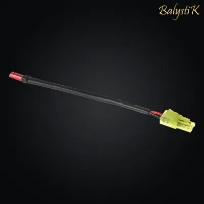 Adaptateur Batterie Mini Tamiya Mâle Vers JST Mâle (100 mm) - Balystik