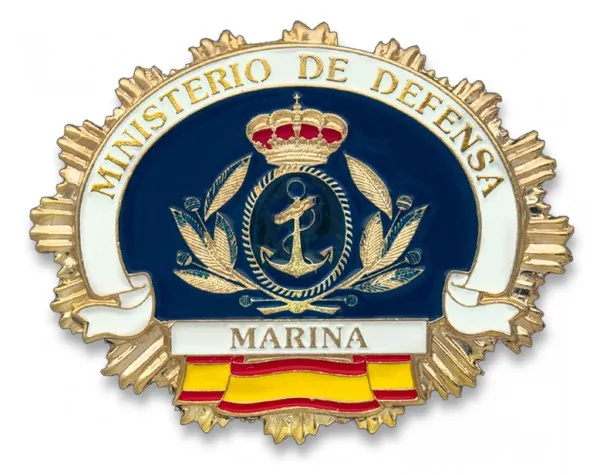 Chapa Ministerio Defensa Marina