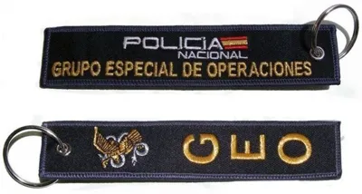 Llavero GEO Policía Nacional Bordado
