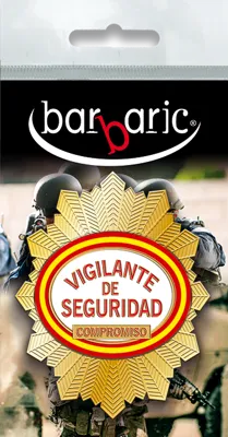 Placa Vigilante de Seguridad para Cartera Colección