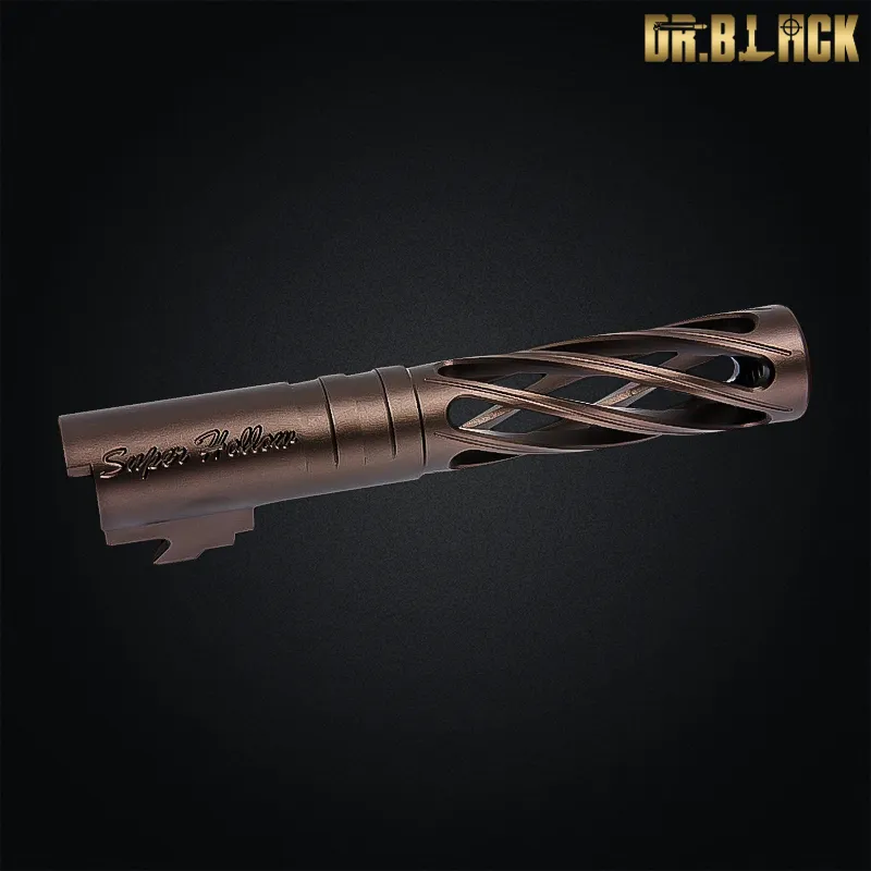 Dr.Black Outer Barrel "Dinging" pour Hi-Capa 4.3 · Tan black