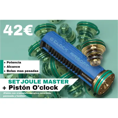 Set Joule Master + Pistón