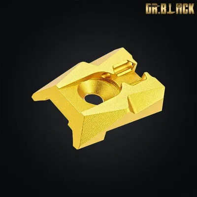 Mire Arrière Avec Fibres Fluorescentes pour Hi-Capa 4.3, Or - Dr.Black