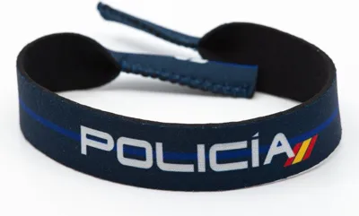 Cinta Porta Gafas Policía con Bandera
