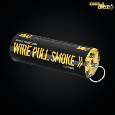 Fumigène "Wire Pull" Avec Goupille, Jaune - Enola Gaye