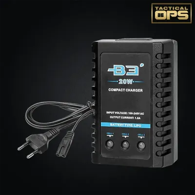 Chargeur de Batterie B3 20W LIPO/LI-ION 7,4V et 11,1V - Tactical OPS