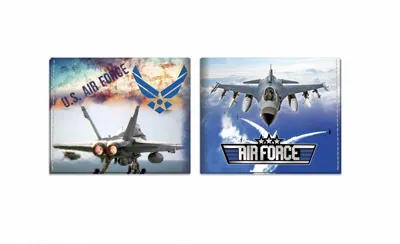 Cartera Billetera Impresa Air Force - Barbaric